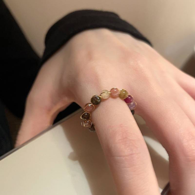 Retro tail ring opening index finger ring women's exquisite and unique cold air ring girls niche design advanced sensor ring