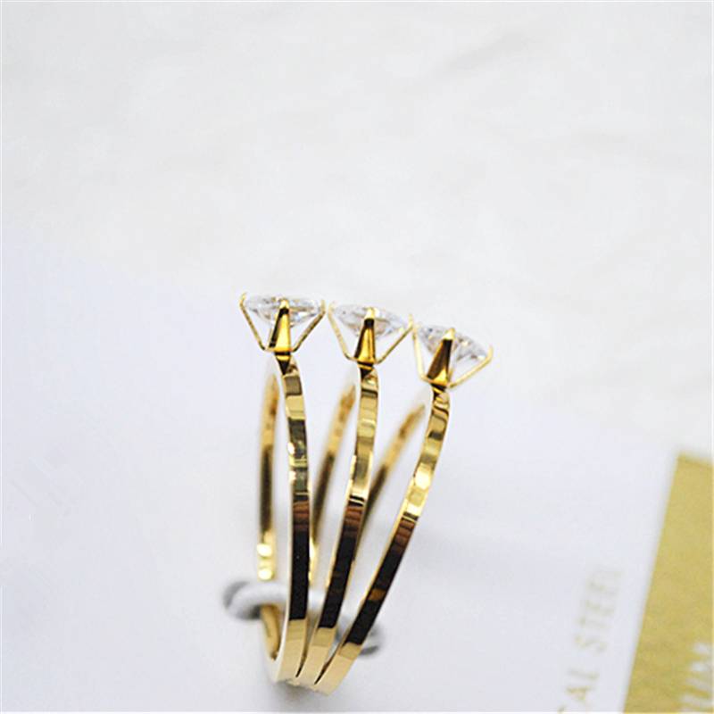 Qingdao Kanila jewelry European and American niche fashion ring women's exquisite high -end trendy design sense ring