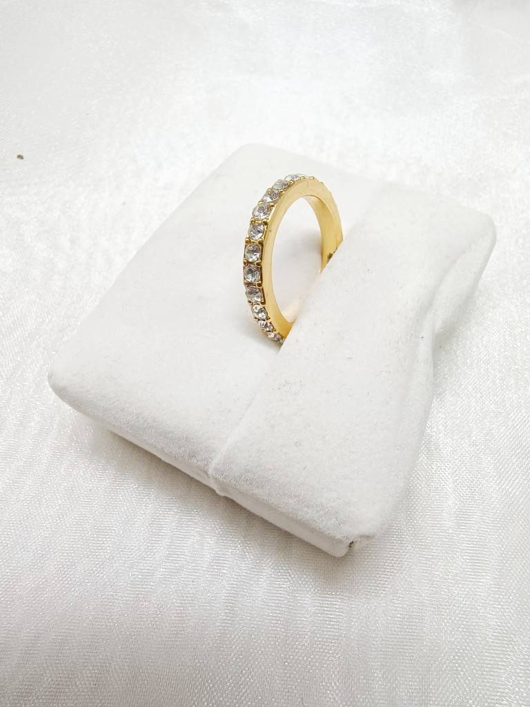 A Qiqi loves jewelry plating gold jewelry 6 yards temperament ring