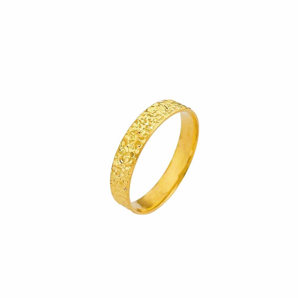 Vietnam Sand Gold Gold 999 Fether Gold Simulation Gold Gold Flash Gold Gold Broken Ice Ring Men and Women Couples