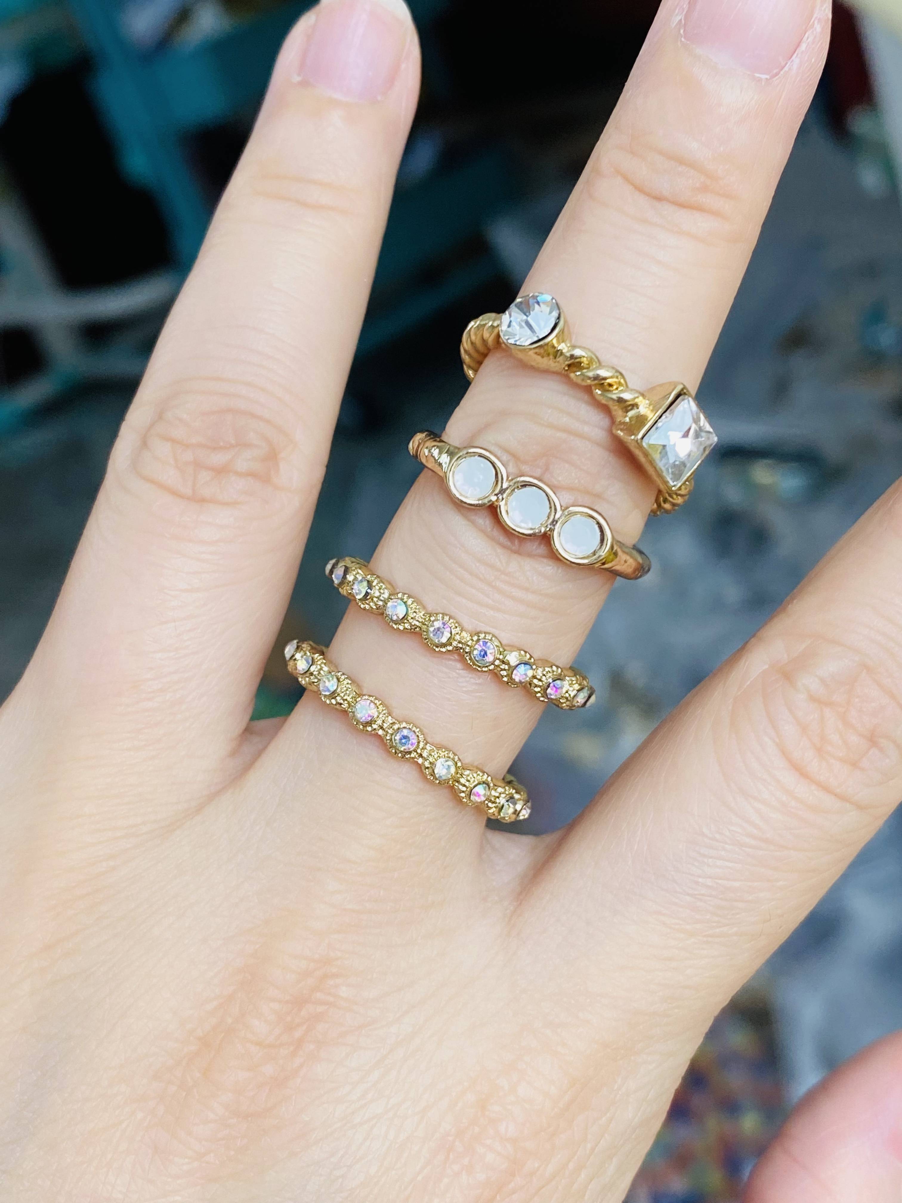 Exit European and American solitary diamonds exquisite rings