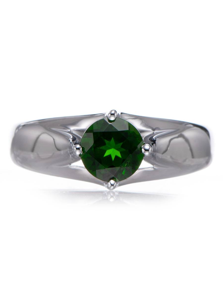6mm transparent pirate tourmaline 925 Silver rings Pure silver marriage refers to fashion trend decoration fashion ancient style