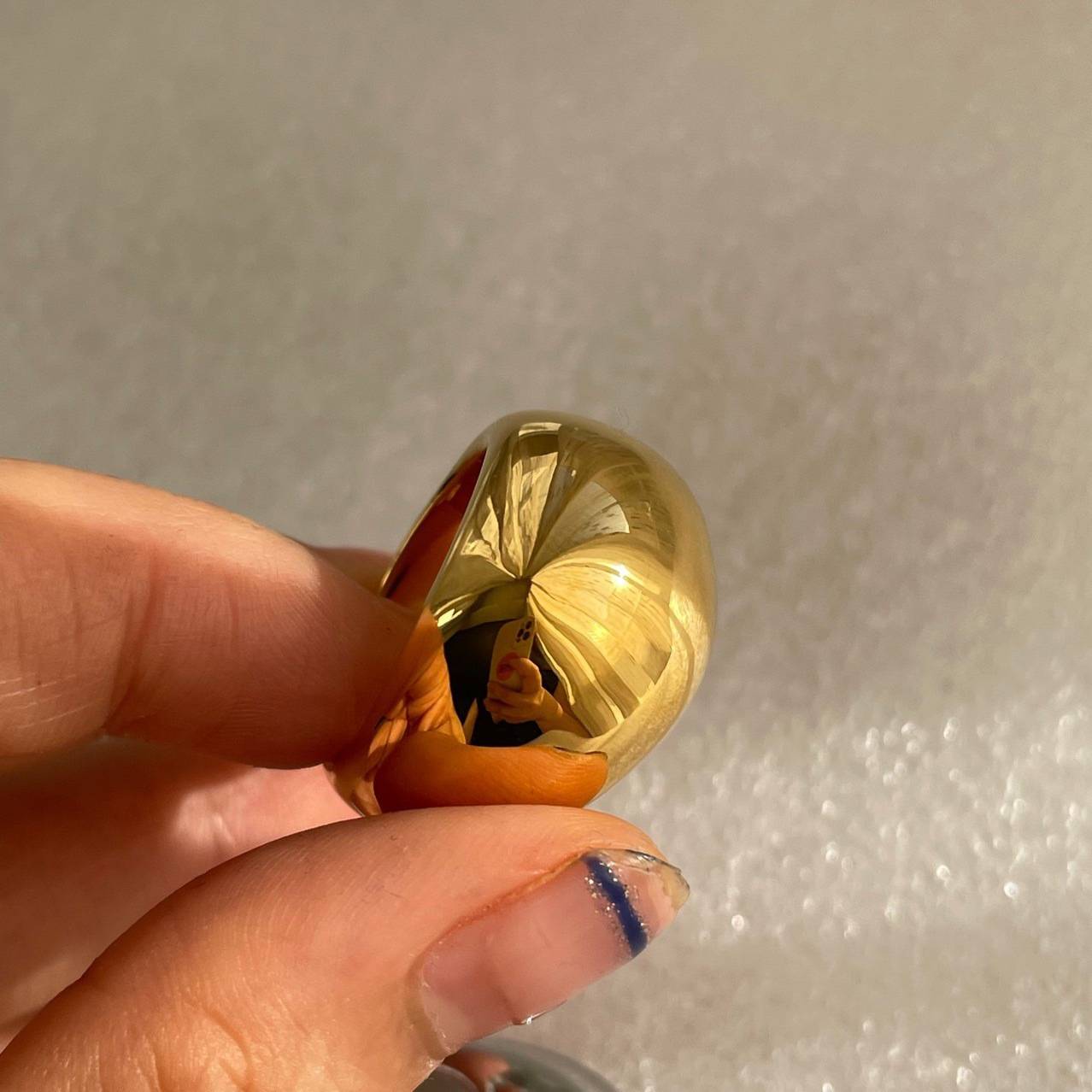 Beauty ~ Can not wash the colorful niche, gold and silver retro, foreign qi, generous quality, European and American exaggerated rings women