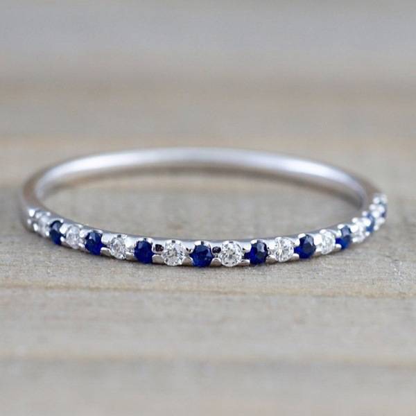 Youngwish hot selling new sapphire rings Cross -border supply of European and American ruby Red Gems