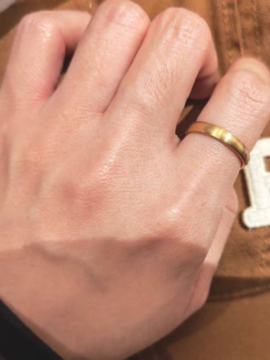 Old -style gold ~ ancient method inherit the fog -surface high -fidelity color Korean simplicity Chinese style classical and elegant intellectual versatile rings