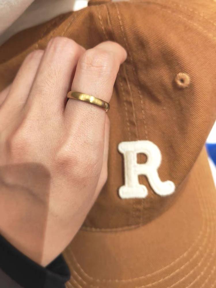 Old -style gold ~ ancient method inherit the fog -surface high -fidelity color Korean simplicity Chinese style classical and elegant intellectual versatile rings