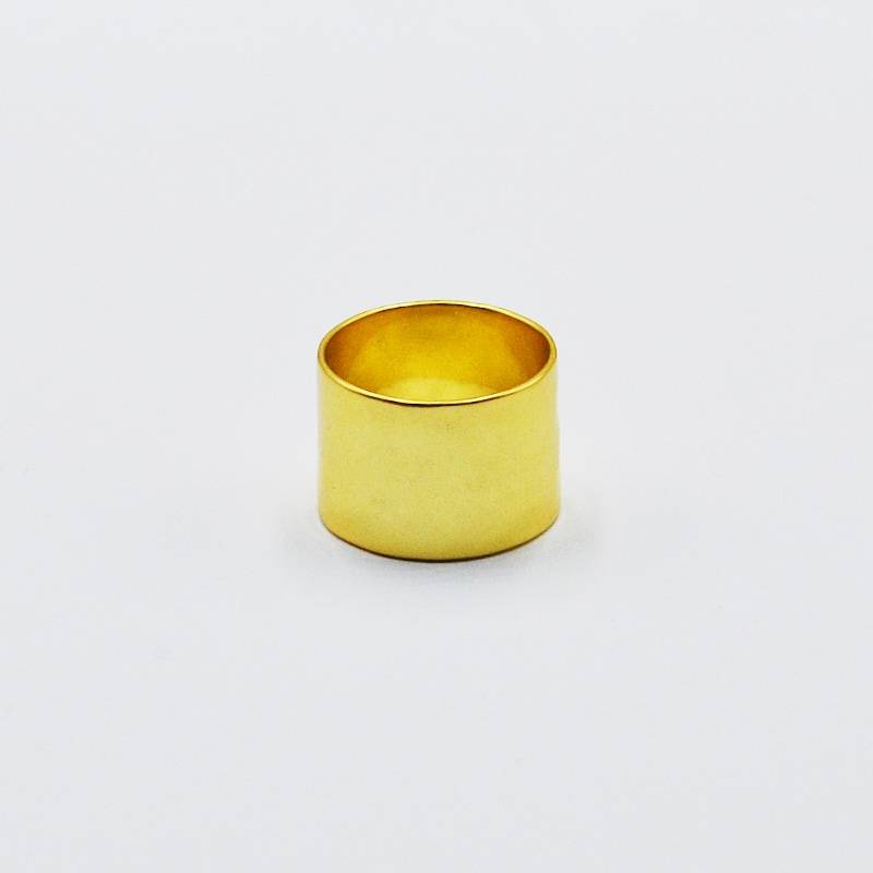 Wei Ainuo Pop Adopy European and American Brands Tailing Copper Plating True Gold Simple Cold Wind Ring Woman