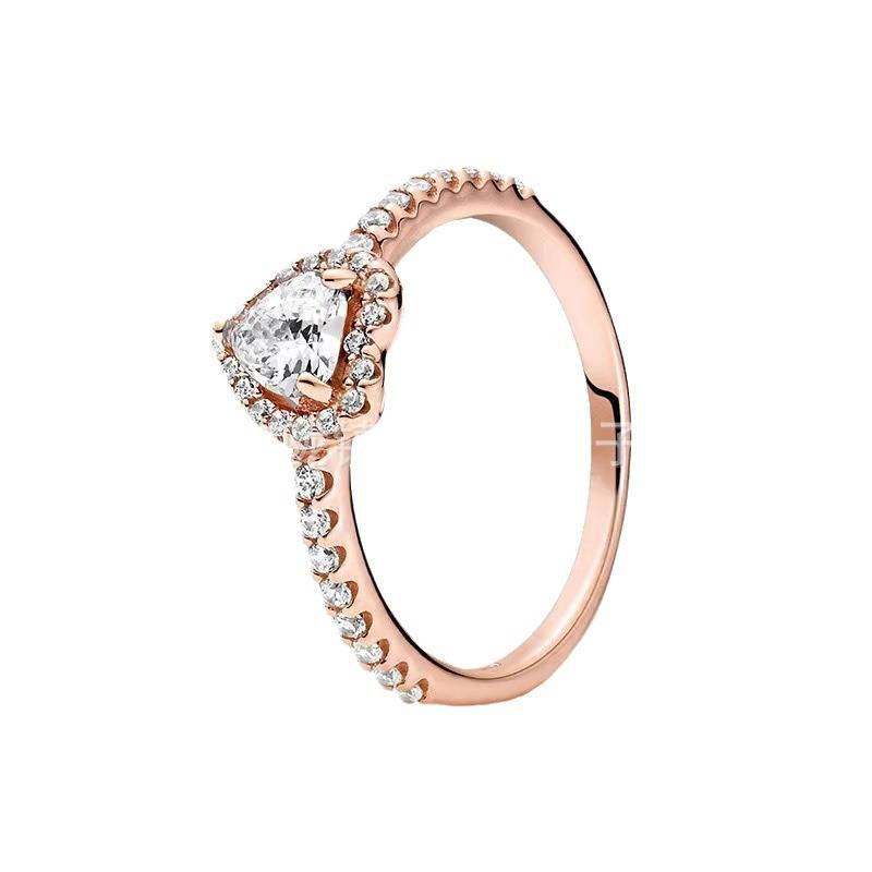 Panjia Duora Ring S925 Silver Love Ring is a warm -selling couple with a fashion versatile girlfriend gift