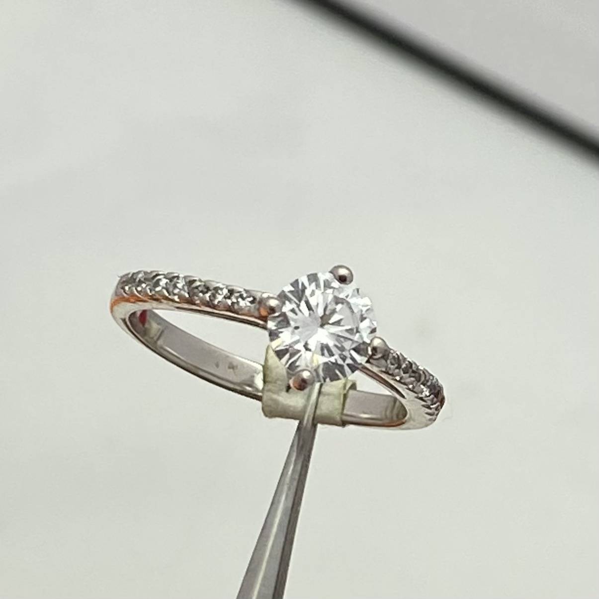 European and American jewelry silver vermiculite ring