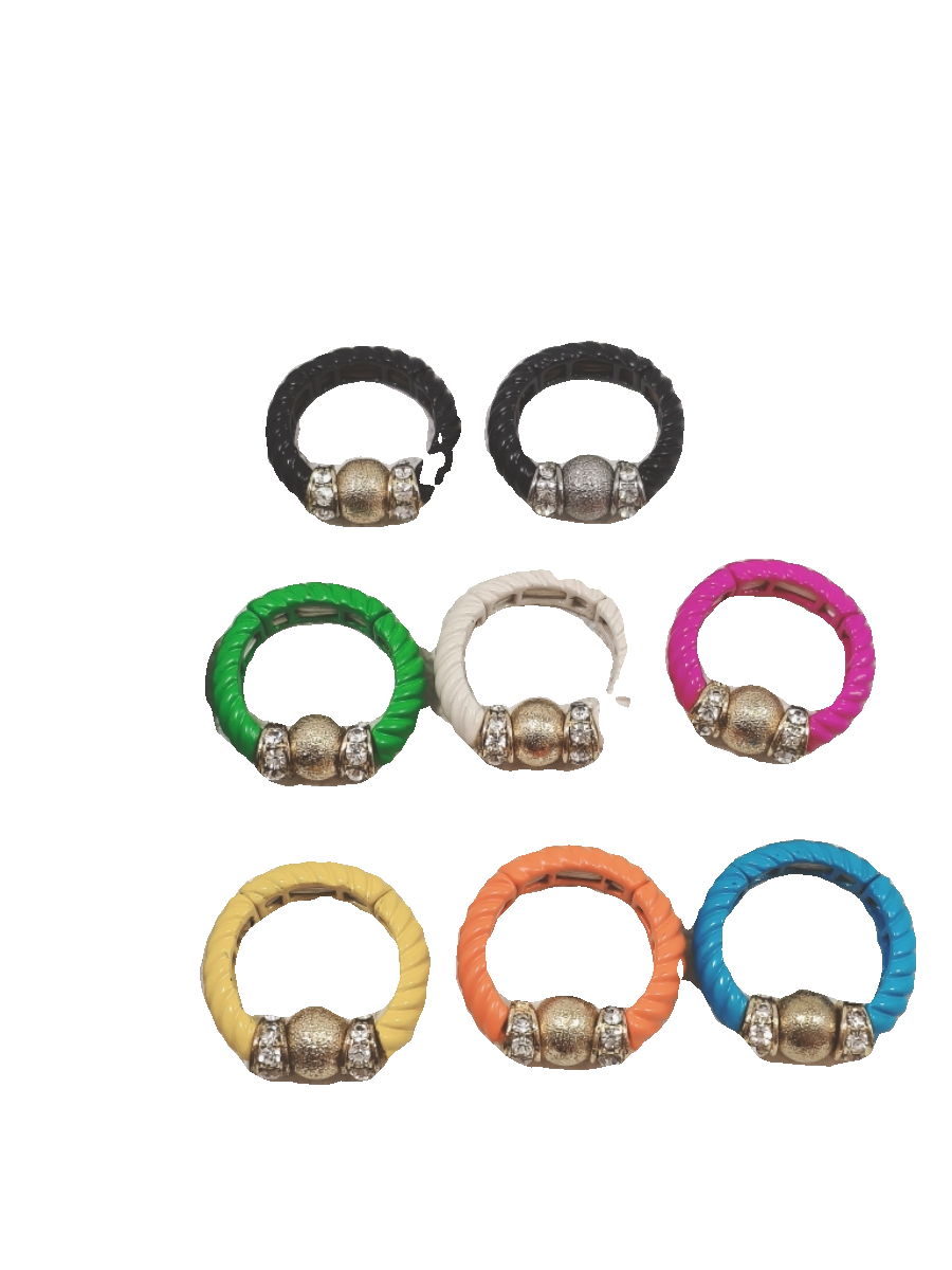 Colorful elastic ring drill rinding ball balted northern ancient superstructure orphan ring T1221