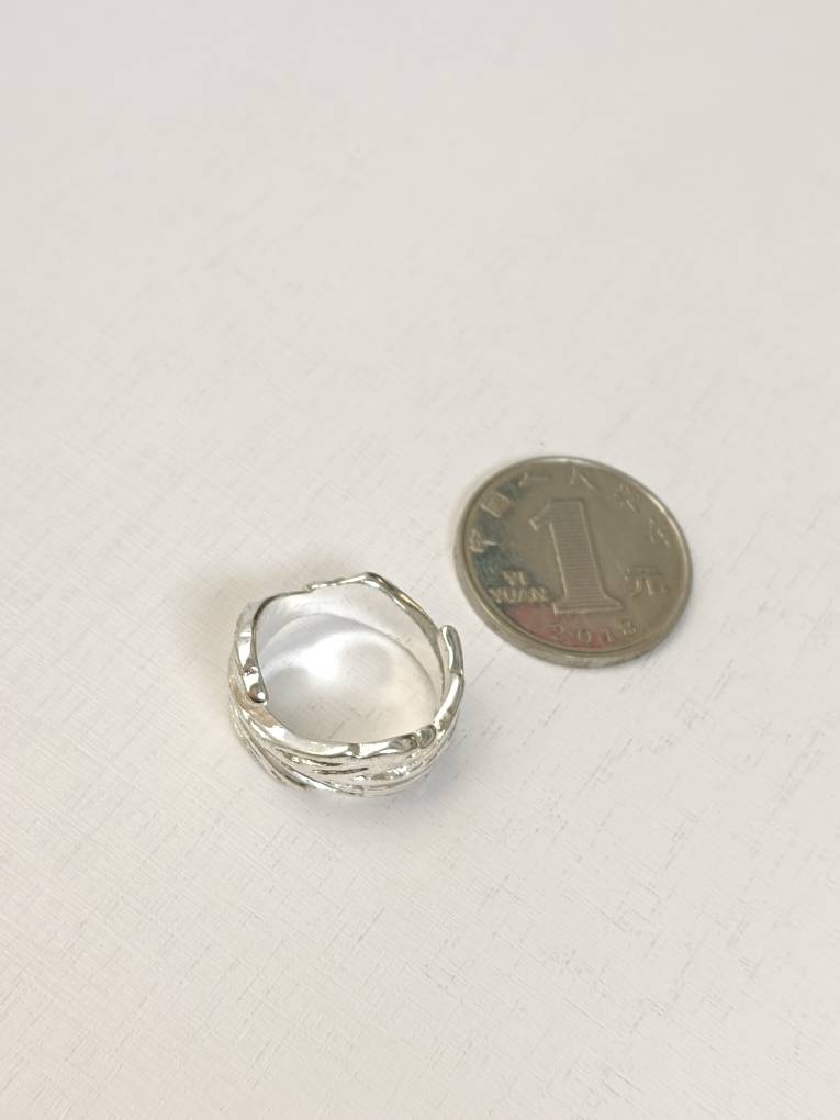 Settles for free -shipping personalized leaves, European and American style alloy original single special rings 231211