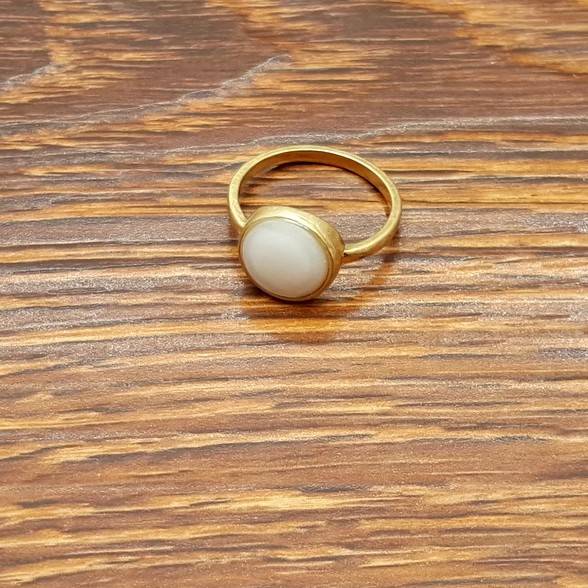 European and American original single brands natural rare shells shells, female literature and art fan, simple versatile small ingenious ring rings