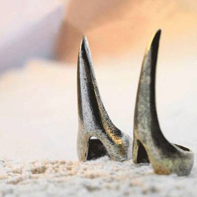 European and American Punk Jewelry Personalized Nail Ring Eagle Claw Ring Ring