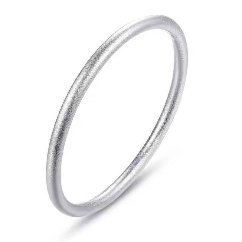 Vegetarian ring ring ancient law silver inheritance pure silver -colored men's and women's universal couple light faces the ring index finger of the ring