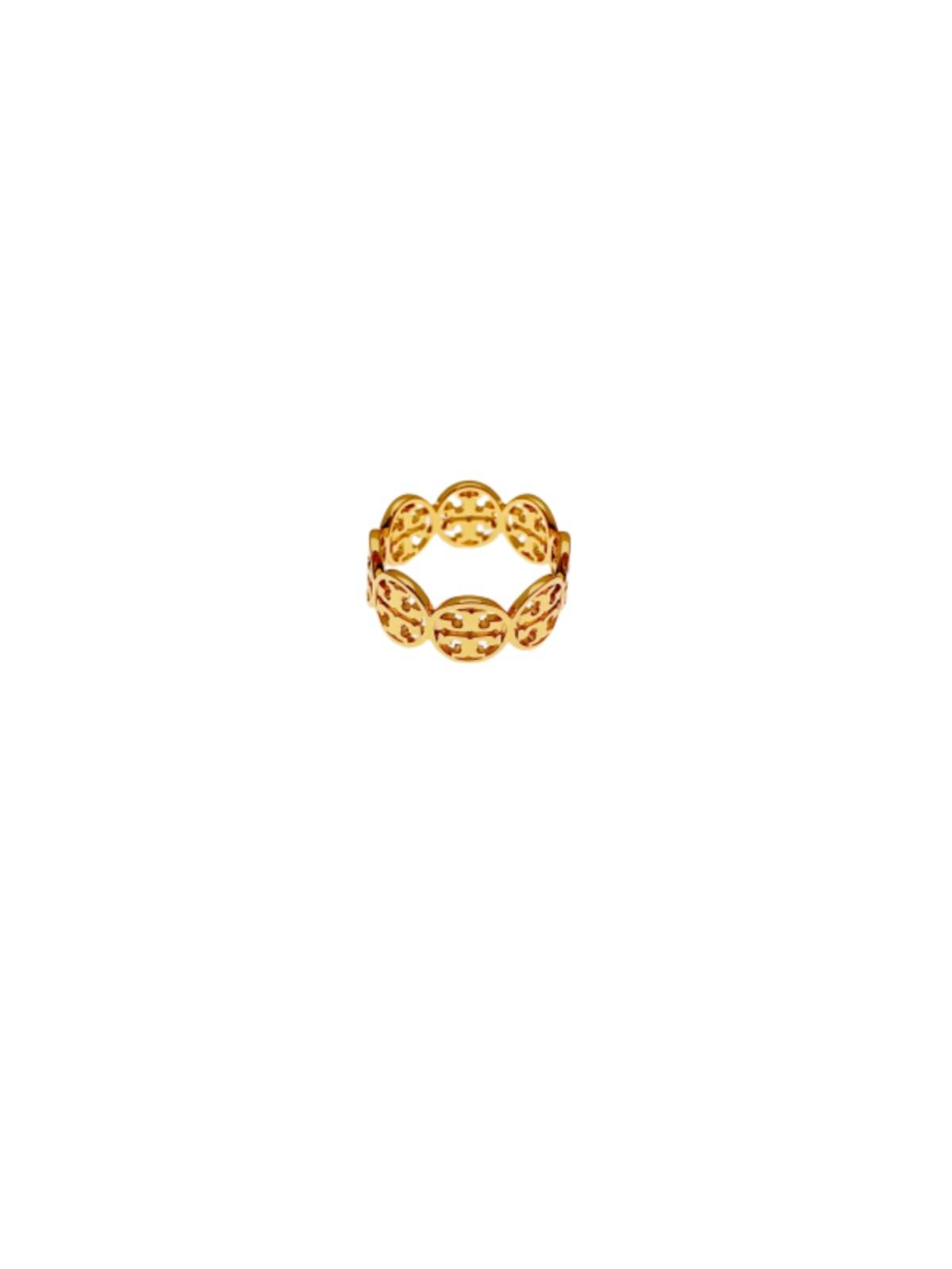 Qingdao jewelry method fashion temperament wild retro, simple hollow logo ring woman