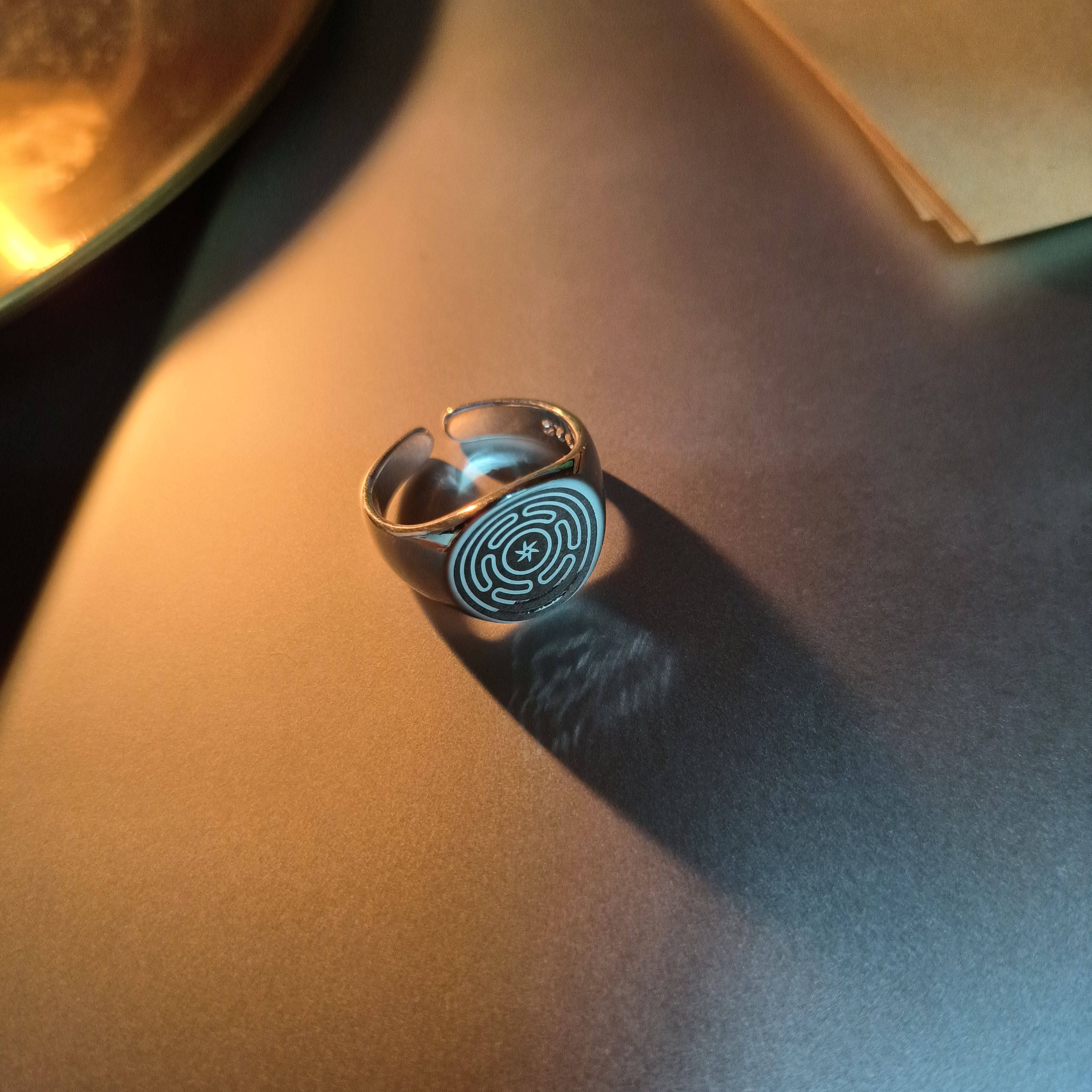 Spell Market Hakhon Tail Tail Single Original Rie Box Hecate Cross -border Jewelry Ring