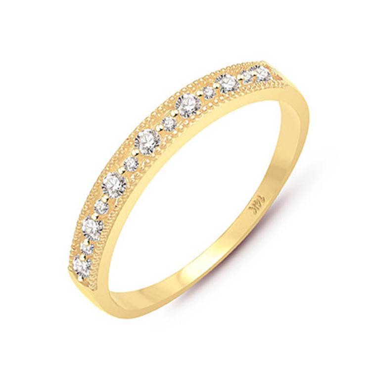 Japanese s925 sterling silver plating 14K gold ring exquisite hollow retro sensory commute model wild show