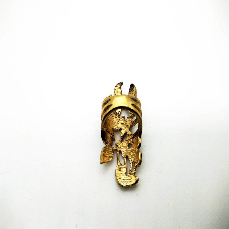 Jewelry criticize Japanese and Korean fashion leaf accessories ring European and American style retro popular personality rings
