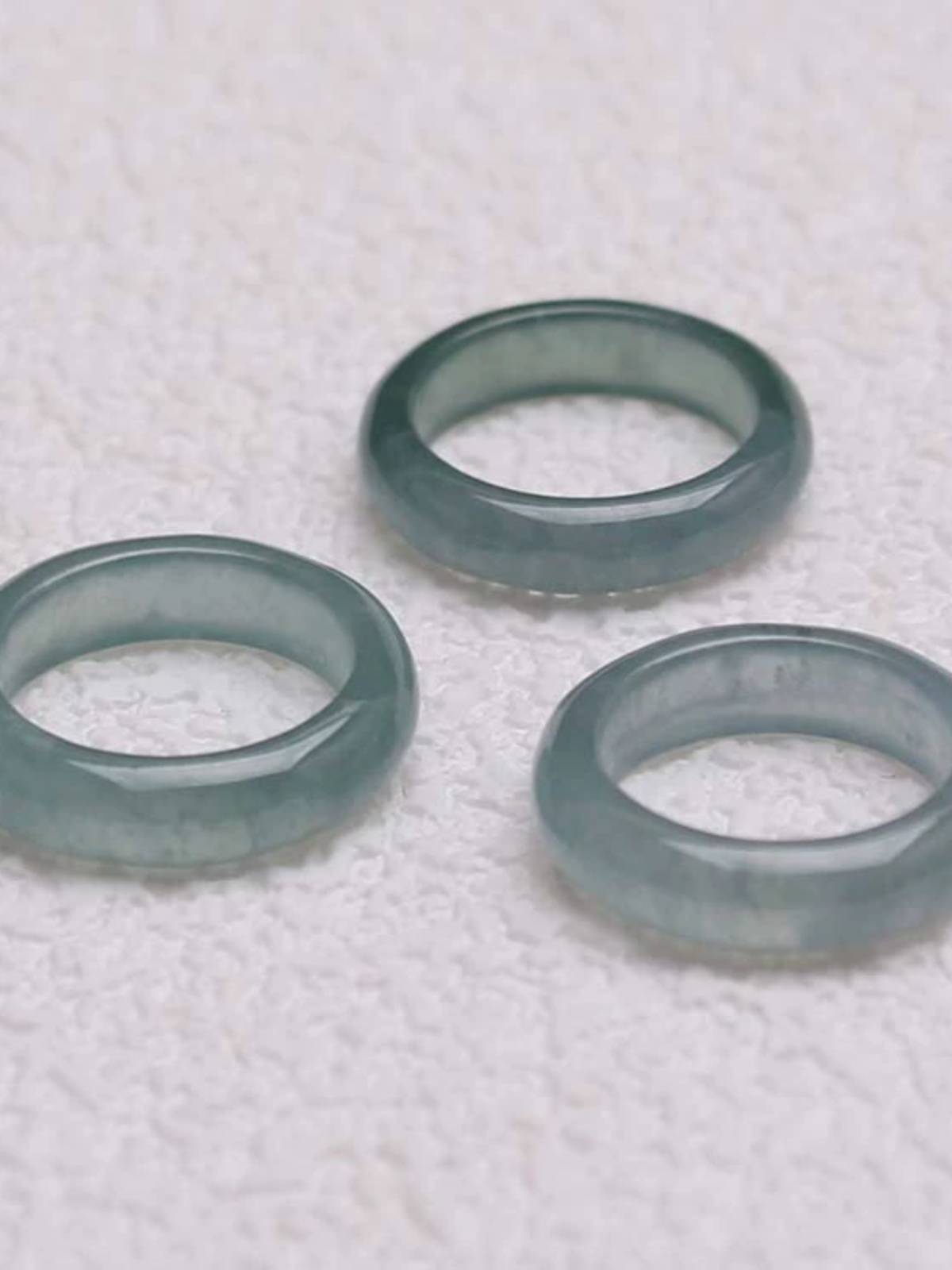 2541A Cargo Blue Water Emerald Ring Ring Ring DIY handmade beaded accessories small pendant