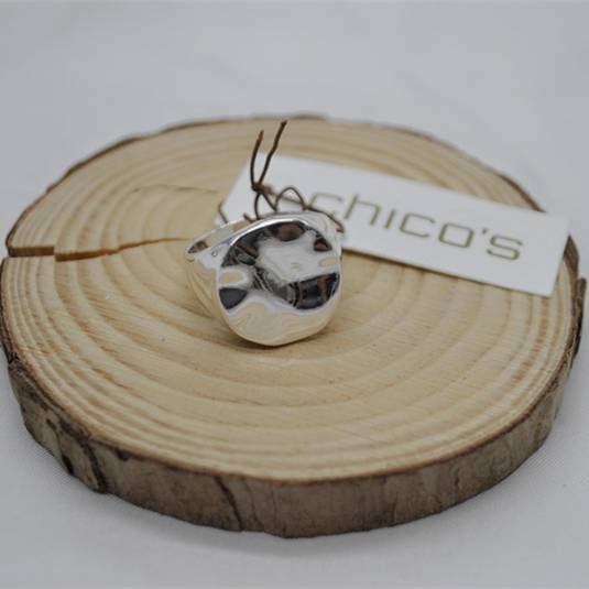 Qingdao European and American jewelry generous personality trendy hollow ring niche high -level sensing ring