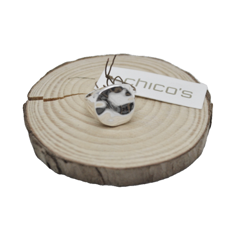 Qingdao European and American jewelry generous personality trendy hollow ring niche high -level sensing ring