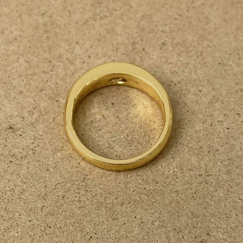 Simple and fashionable small diamond ring KSA38