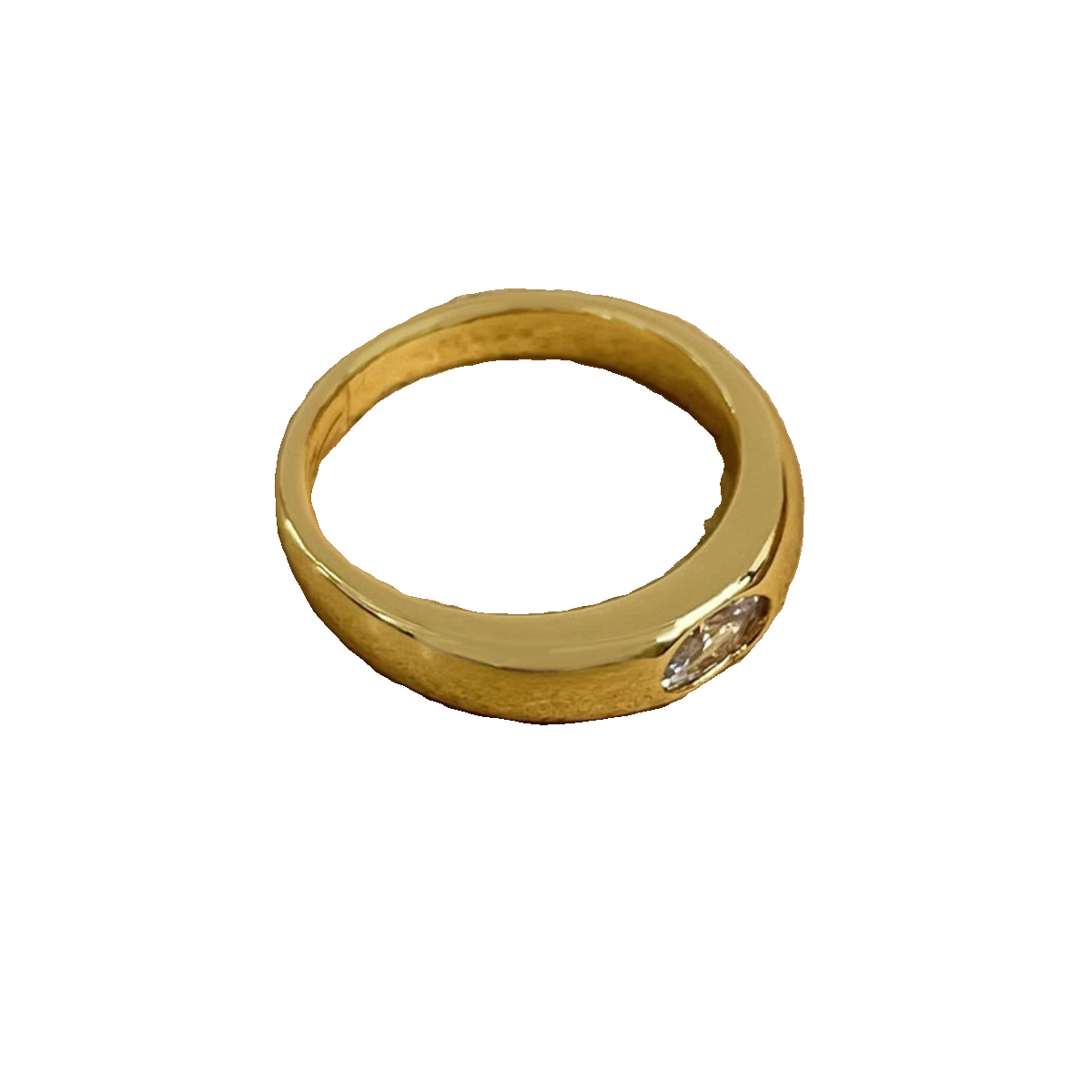 Simple and fashionable small diamond ring KSA38