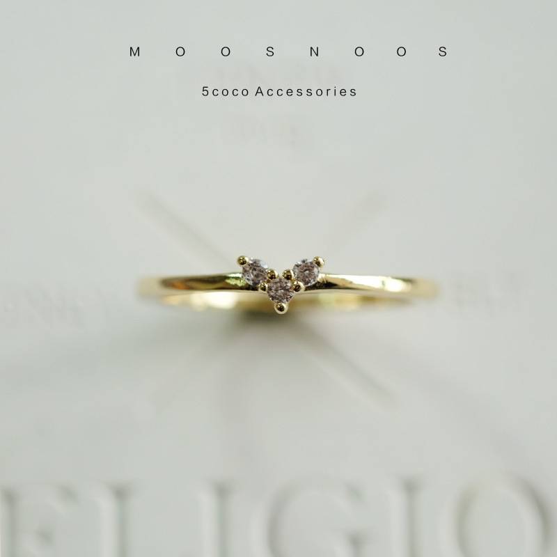 S925 sterling silver plated 14K gold Platinum women's ring tail ring ring Japanese