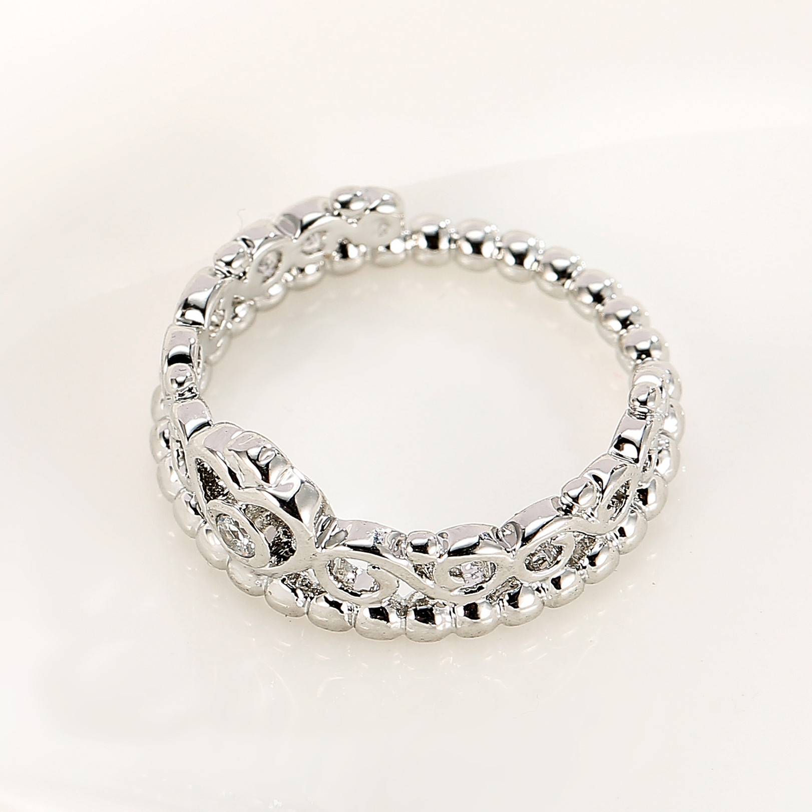 AliExpress Hot Salvation Silver Jewelry Manufacturer Thai Silver Ring European and American Fashion Crown Ring Retro Ring Ring