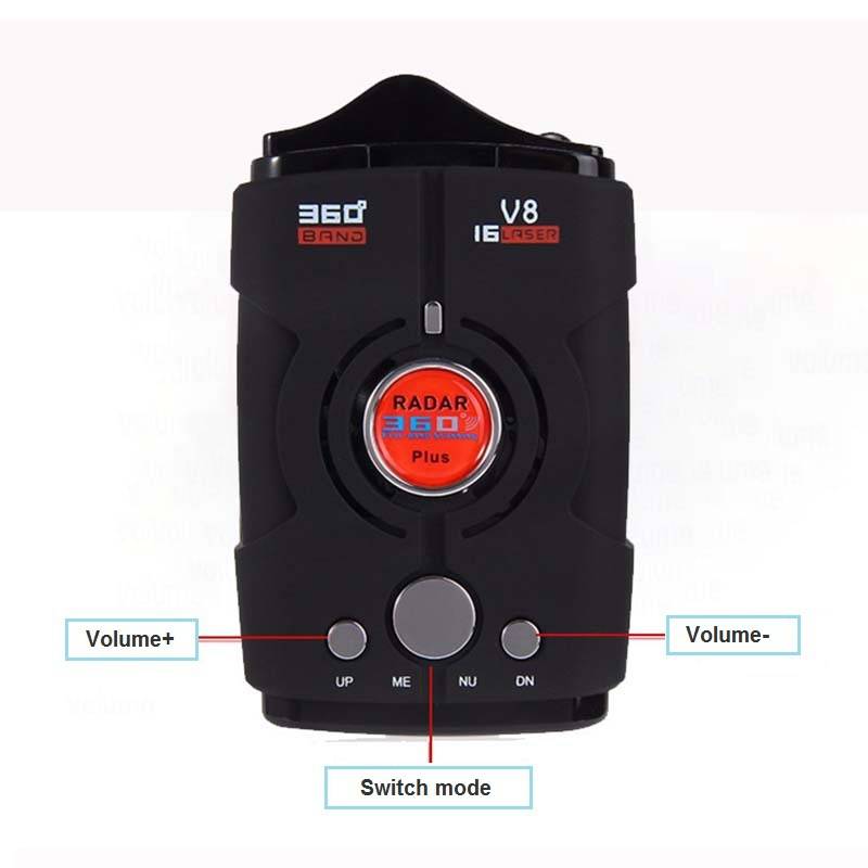 Vehicle liquid lidar speed measuring V8 British -Russian, Chinese, Chinese three -character universal safety warning instrument radar