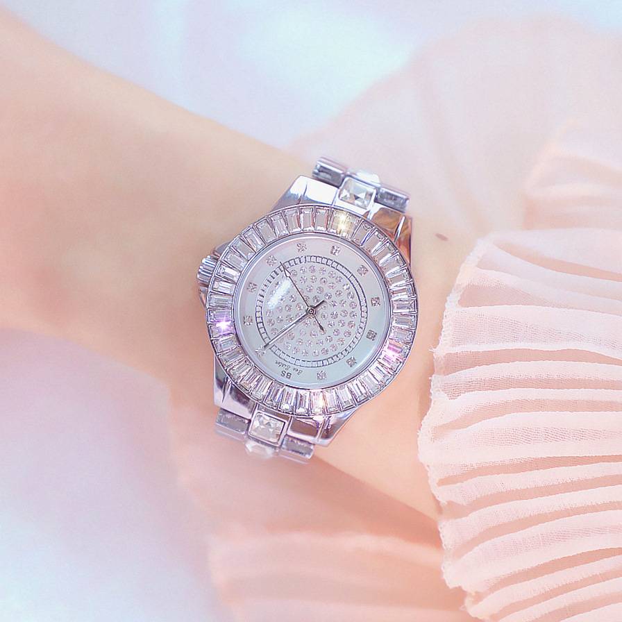 Trendy net red high -level student new Korean chain watch hot seller drill drilling female watch genuine