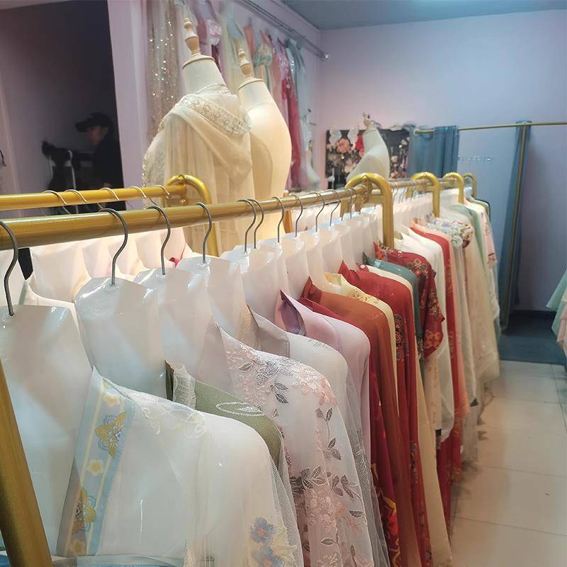 Simple drying rack landing house house hanging rack cloak rack bedroom clothes display shelf light luxury women's clothing shop shelf