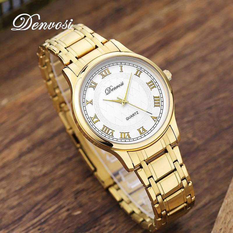 Danfers brand watch cross -border quartz watch double calendar waterproof men's watch Roman men's watch