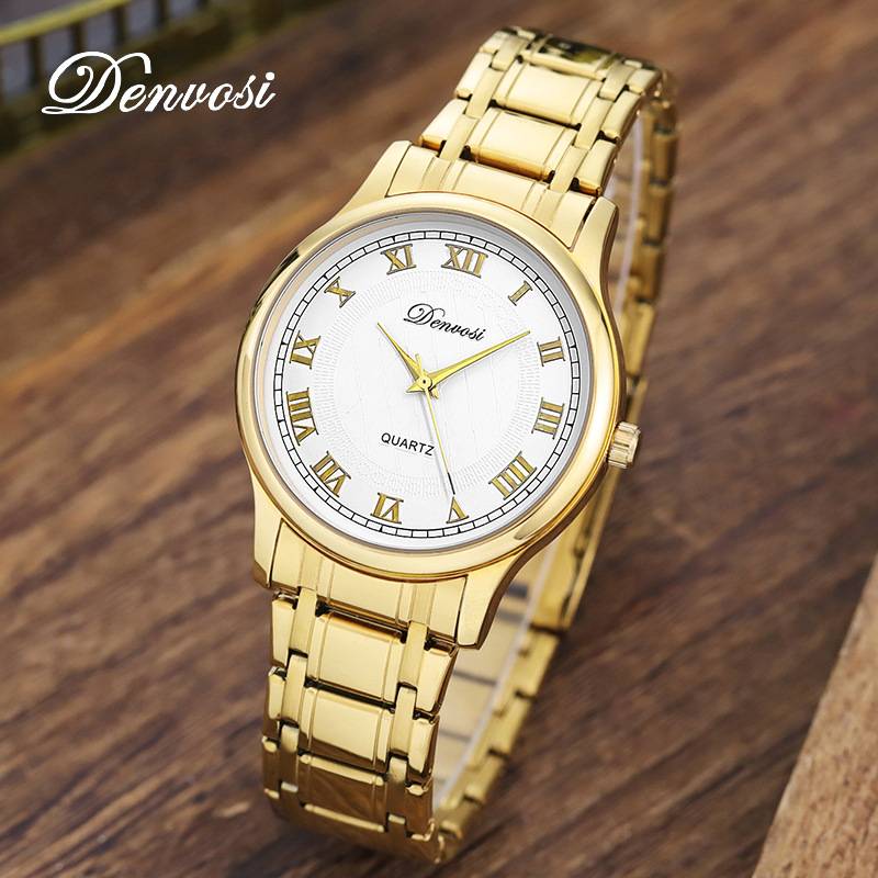 Danfers brand watch cross -border quartz watch double calendar waterproof men's watch Roman men's watch