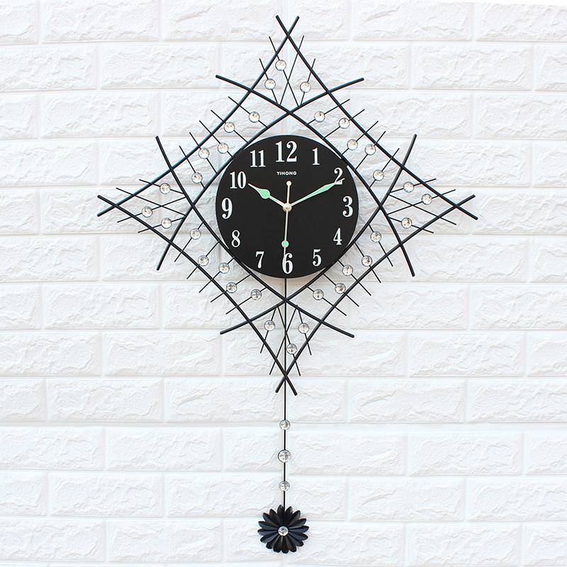Creative Swing Clock Iron Art Decoration Clock Clock Clock Clock Clock Clock Clock