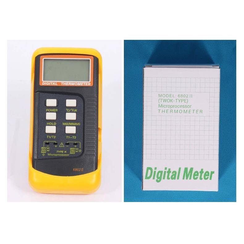 Supply dual -channel number display temperature table 6802 Digital temperature meter thermometer Electronic thermometer Determination