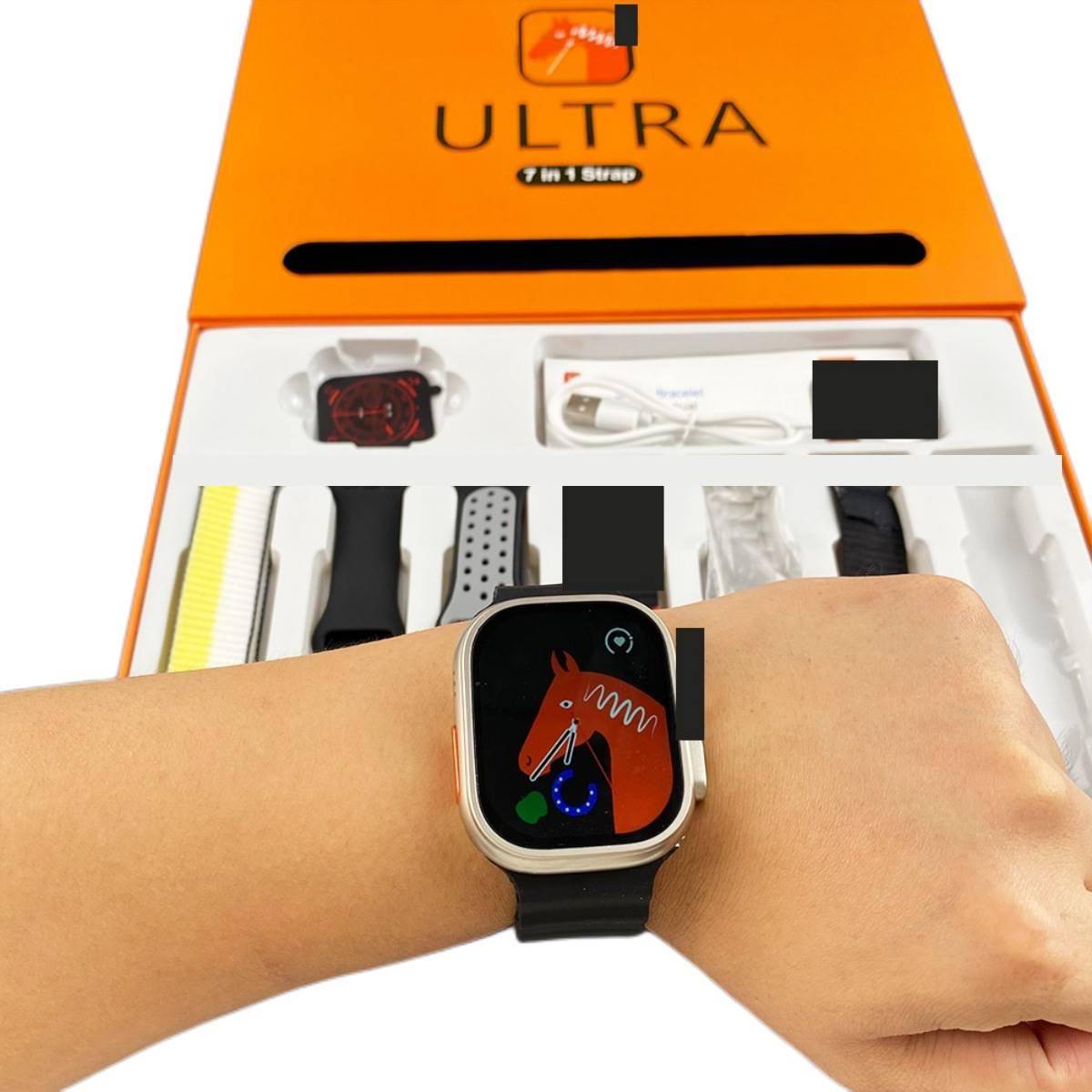 7 in 1 Ultra Smart Watch 7 Bands 7 -in -1 Smart Watch Cross -border G9 S9 Y10 H13