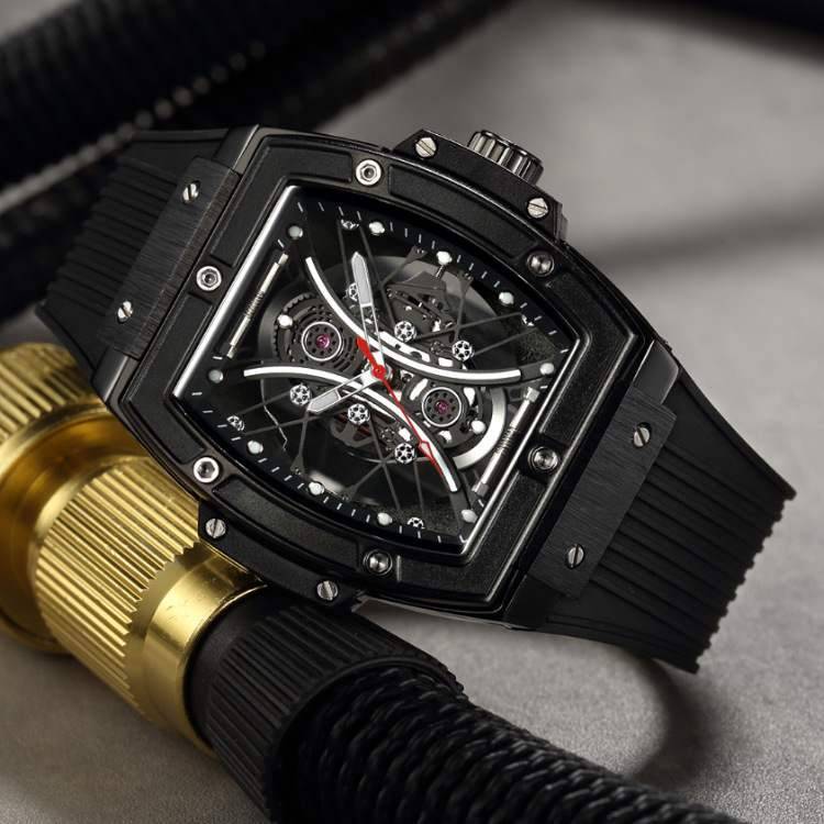 Cross -border Explosion Ruimas brand men's watch luminous silicone watches genuine quartz watch 334