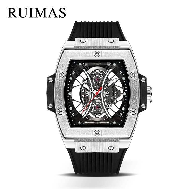 Cross -border Explosion Ruimas brand men's watch luminous silicone watches genuine quartz watch 334