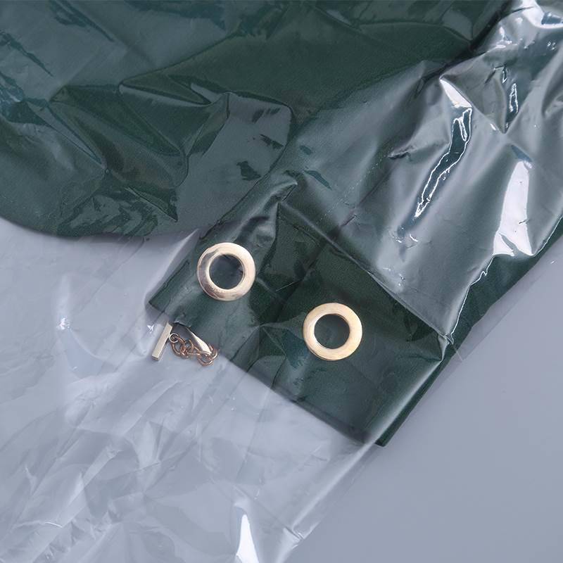 Dust -proof bag dry cleaning shop clothing hanging pockets House hanging plastic transparent bag disposable suit dust cover