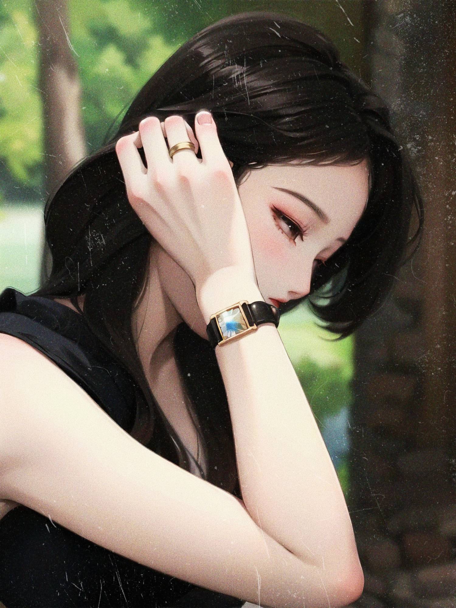 【Mi Gongzi】 Women's Tank Watch