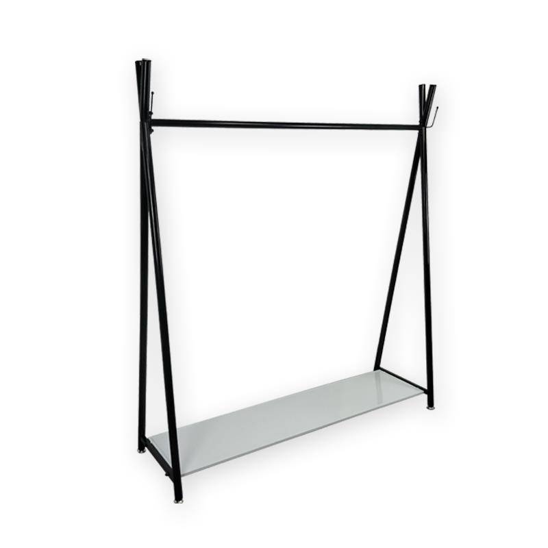 High -end single -shot drying rack house hill -hanging shelf floor -to -floor bedroom setting rack balcony rack rhoda shelf hanging quilt