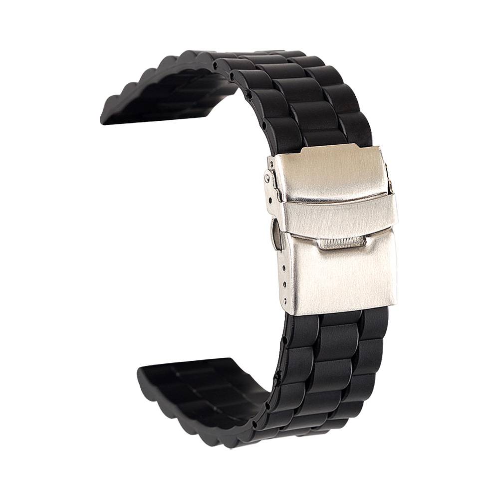 Factory direct selling explosion silicone strap, three beads, one over -one environmental protection material insurance deduction factory
