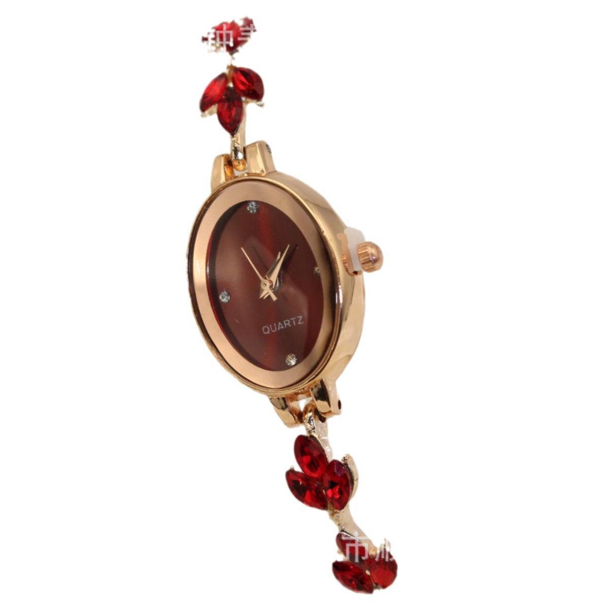 New hot -selling medium -old fashion niche ladies watch light luxury free adjustment bracelet quartz watch manufacturer direct sales