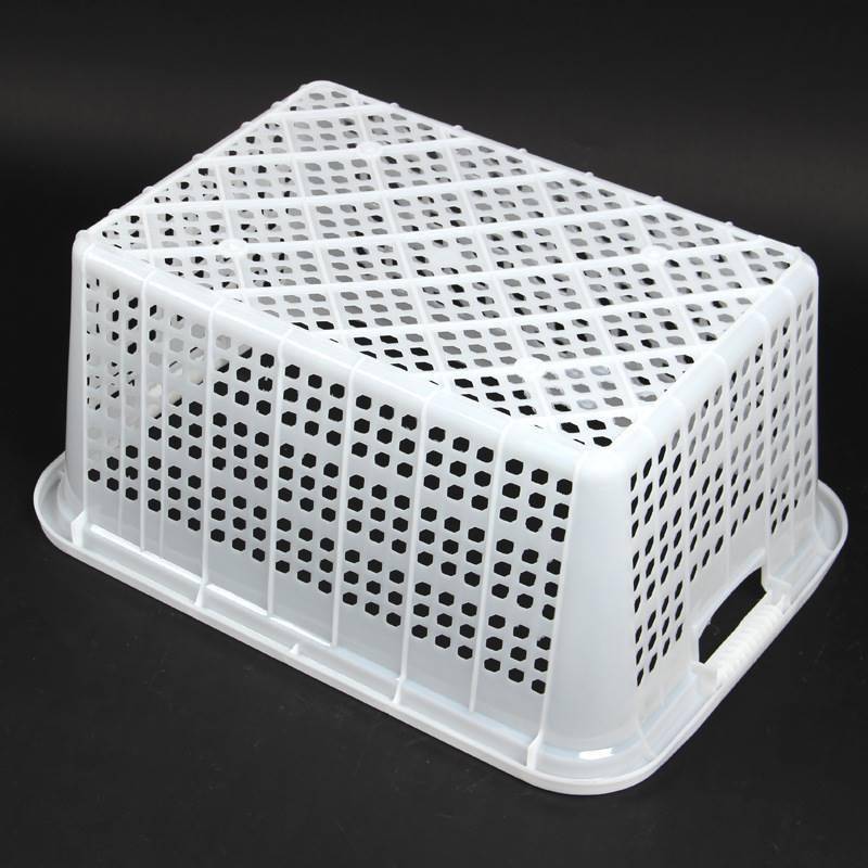 Four Kitchen Fang Big Vegetable Blue Sonic Basket Plastic Basket Storage Fruit, Vegetables, Fruit Basketball Basket Network