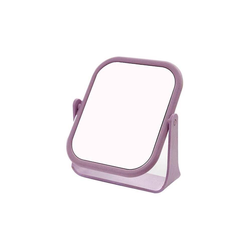 Anti -drop mirror glass mirror new complex double -sided rotation dressing mirror simple large portable princess mirror