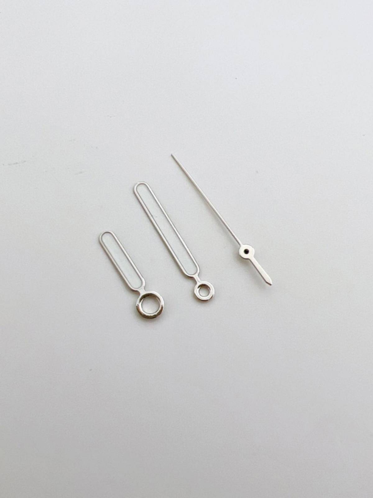 Modification watch accessories new simple polishing green luminous surface needle well installed Japan NH35/364R/7s movement