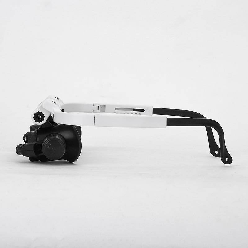 Together with glasses, 8 times 15 times 23 times the watch maintenance inspection and appraisal with lamp LED magnifying glass wholesale