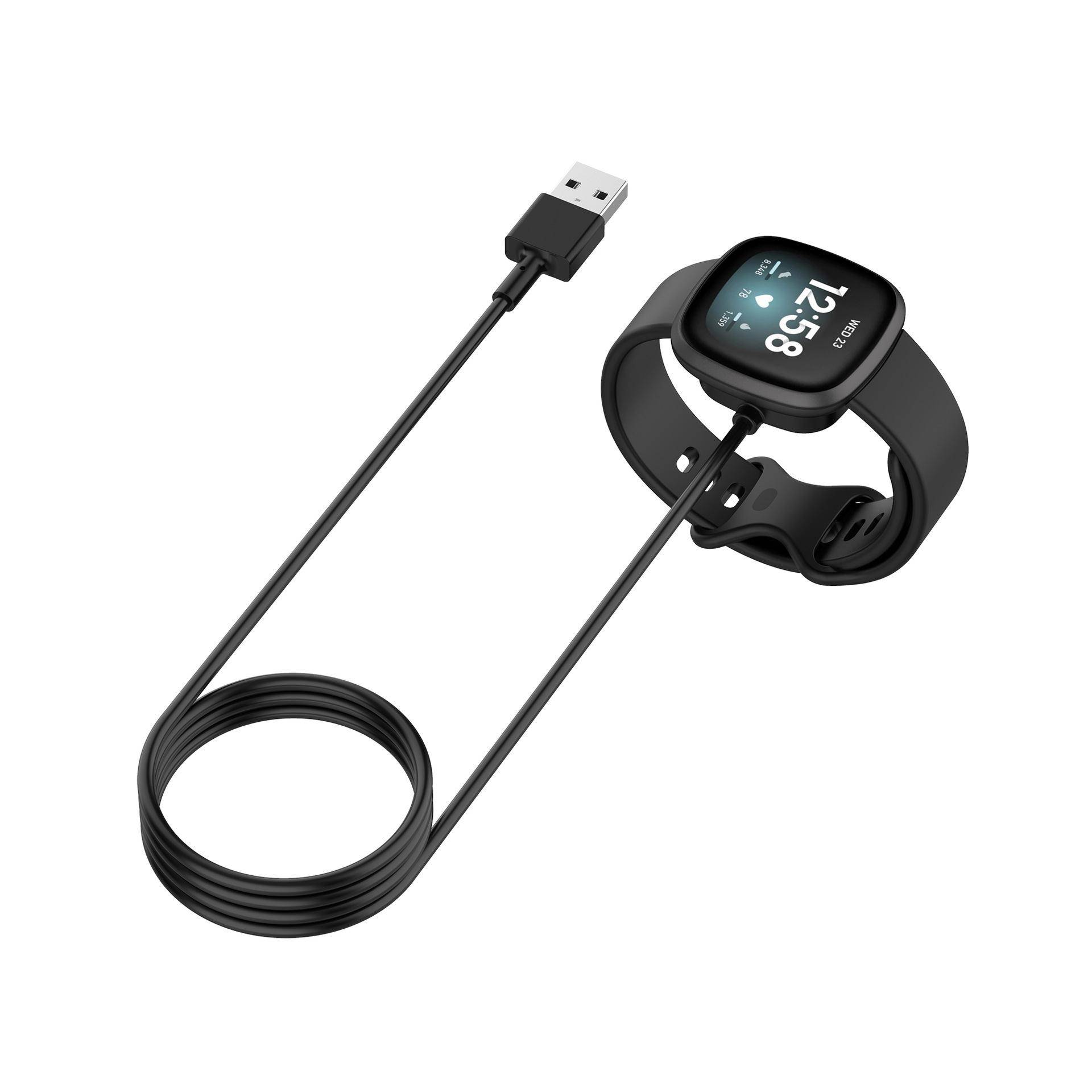 Applicable to Fitbit Versa 3/4 Watch Sense 1/2 Magnetic Charging Cable CHARGER Cable