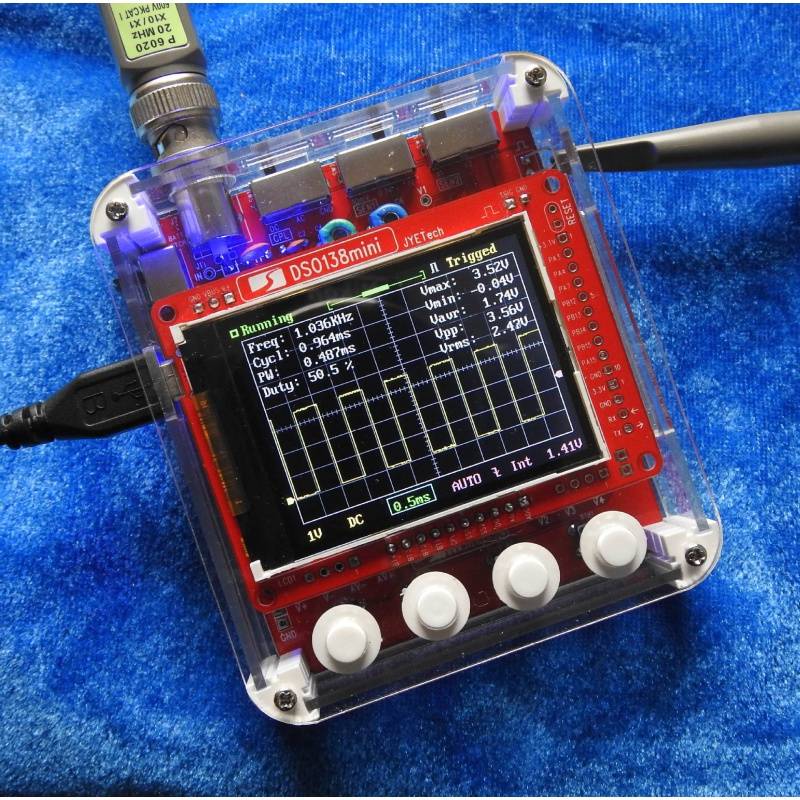 Hot model DSO138MINI portable digital oscilloscope DIY kit student e -competition training loose parts